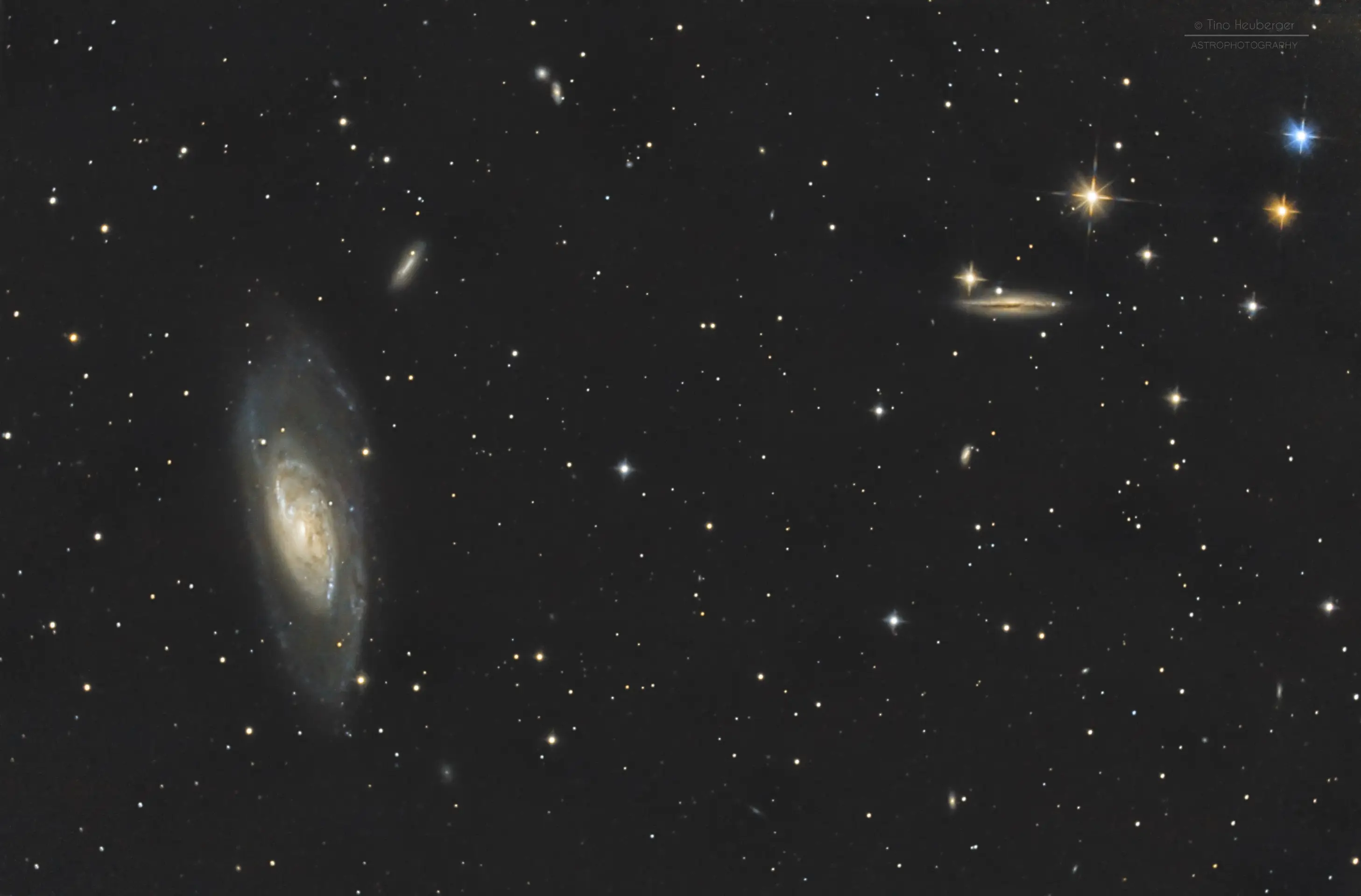 Messier 106 and its friends