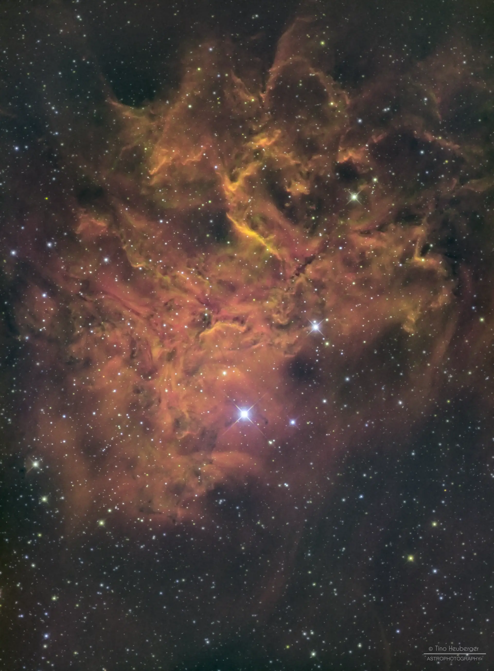 IC405 - The flaming star nebula