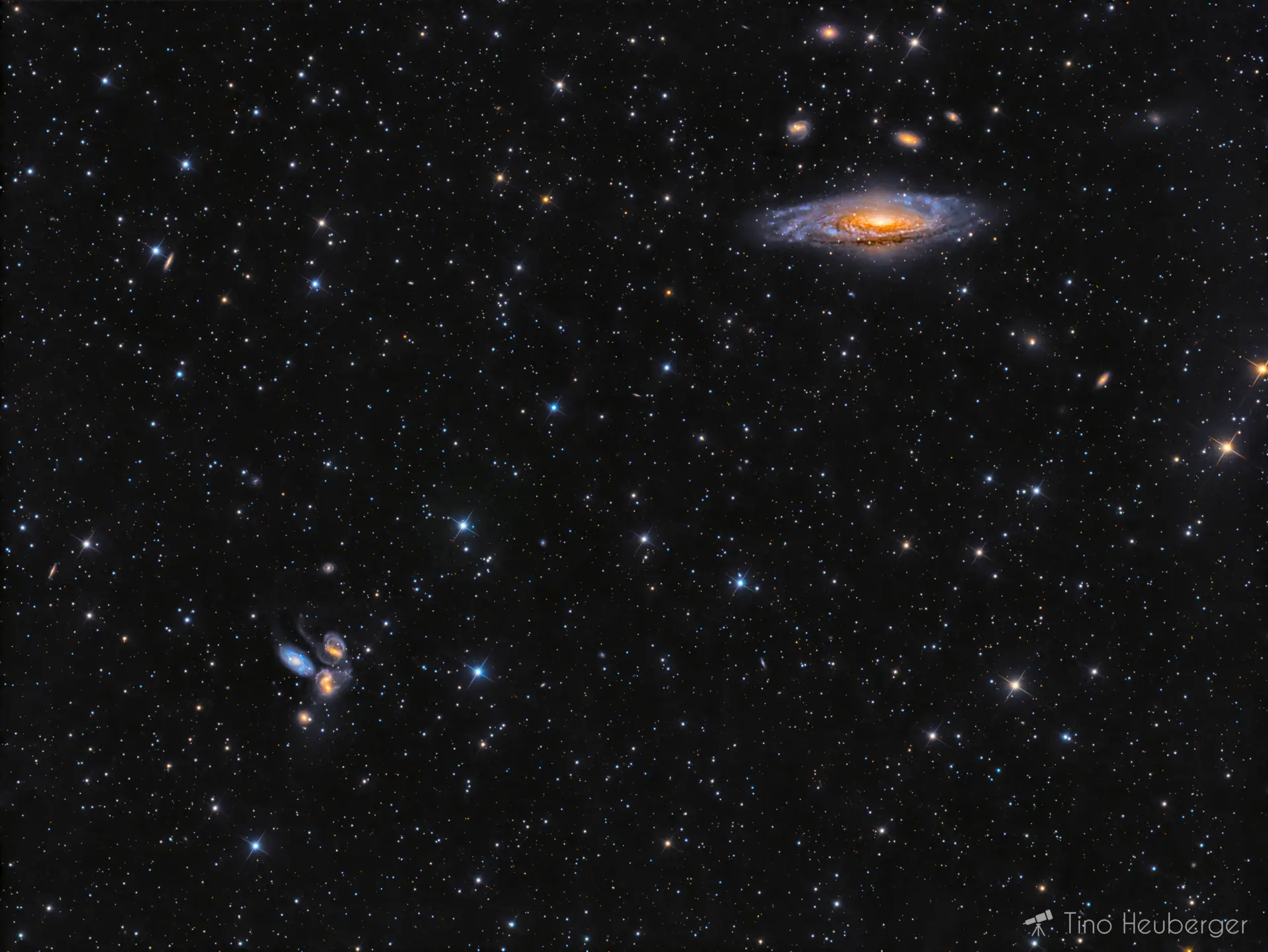 NGC 7331 and Stephan's Quintet